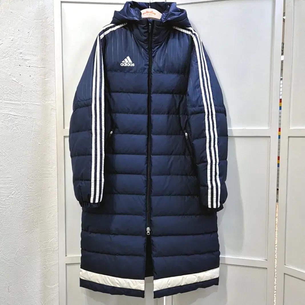 아디다스 덕다운 롱 패딩 90