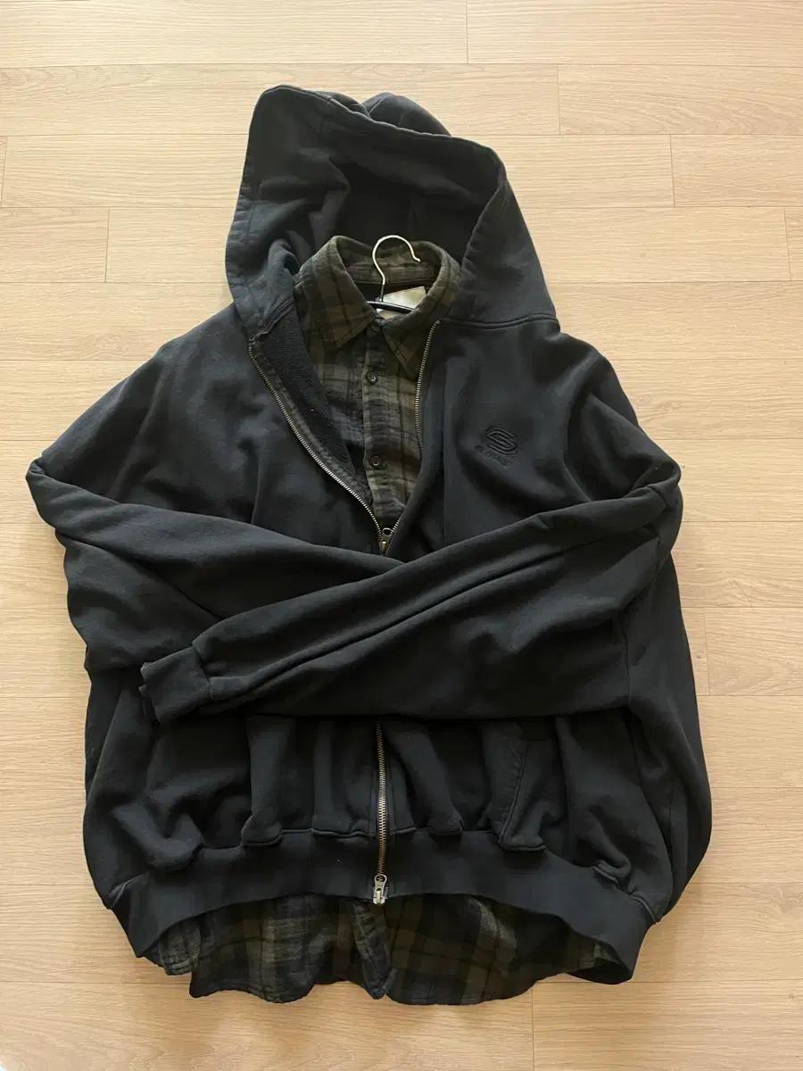 언더마이카 fisky 후드집업