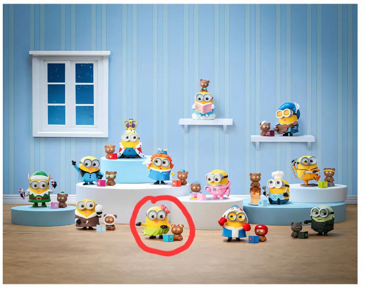 팝마트 미니언즈 베드타임 스토리 밥앤팀 시리즈 훌라 판매