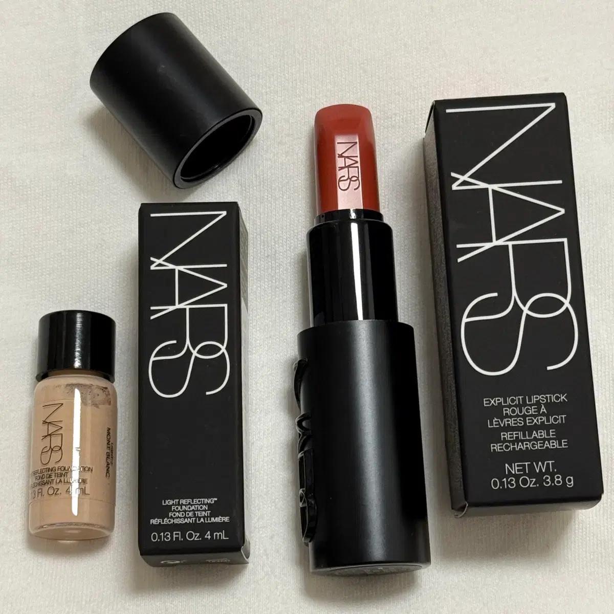 [무료배송] 나스 익스플리싯 립스틱 (라이트 리플렉팅 파운데이션 사은품)