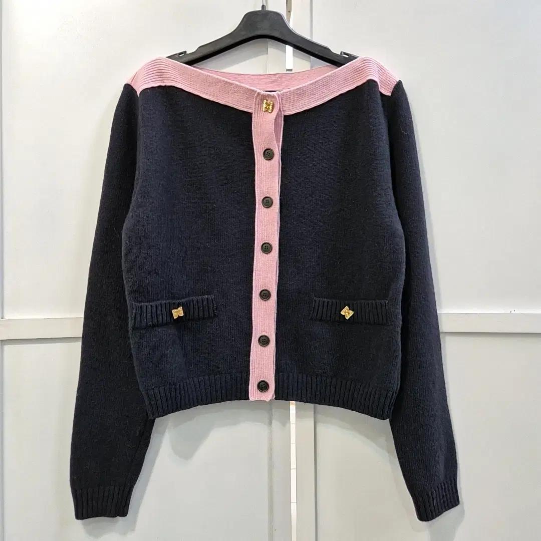 잉크(EENK) 보트넥 니트 가디건