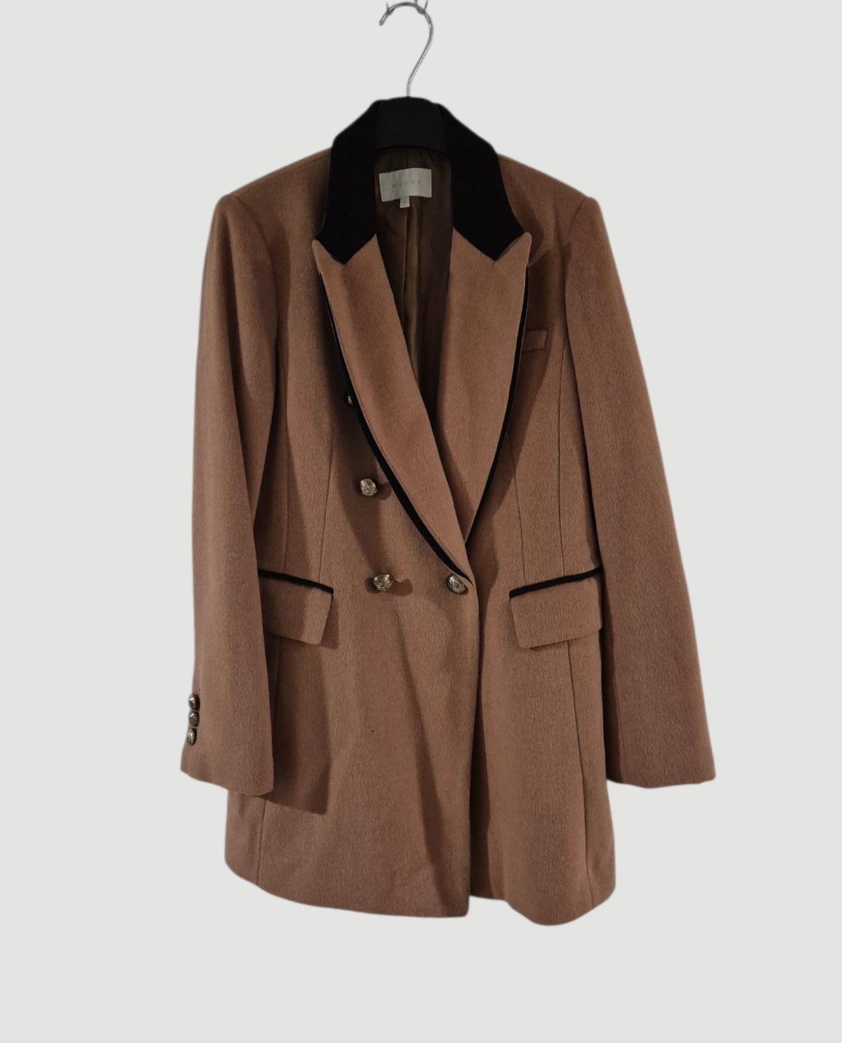 무자크 여자 울 코트