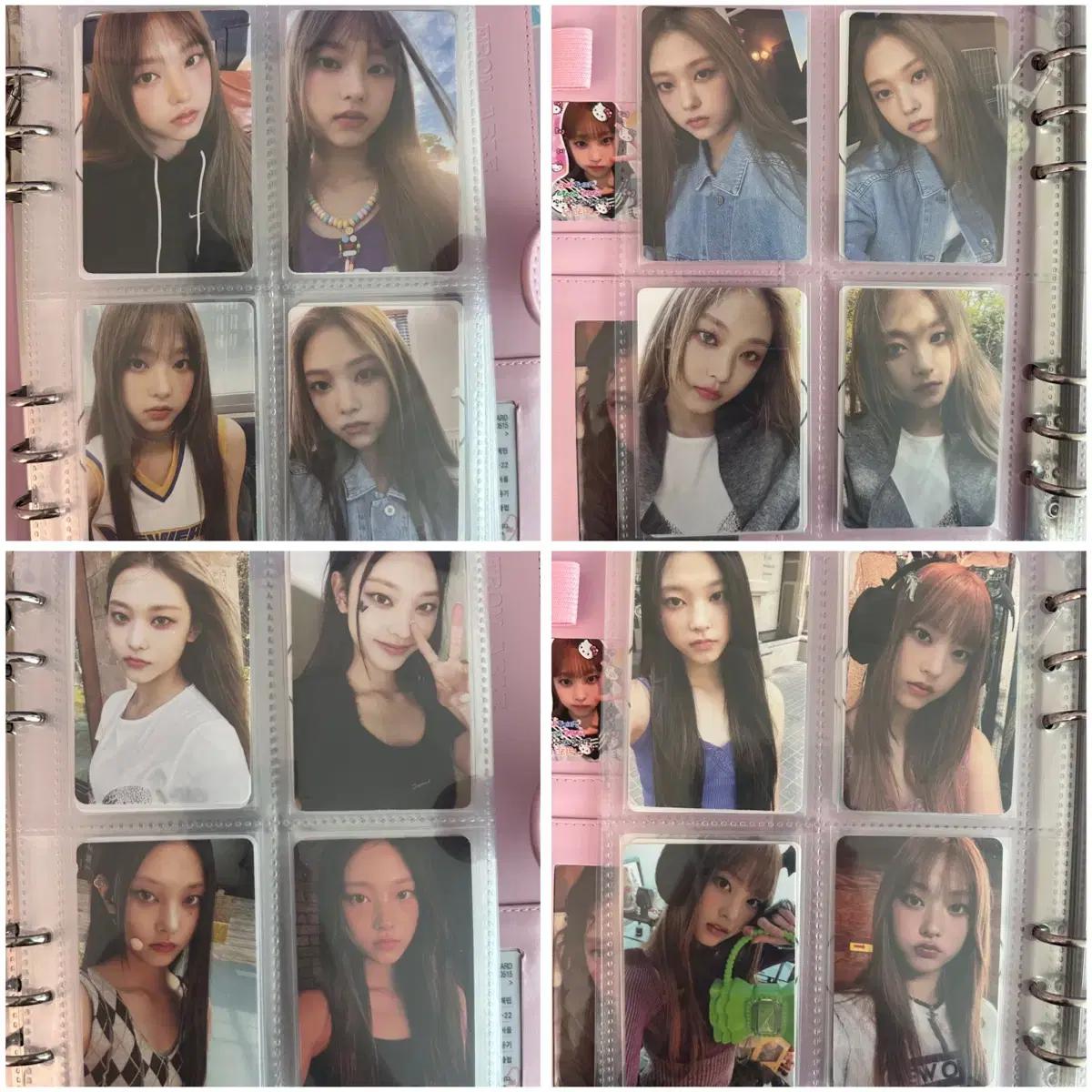 뉴진스 해린 포토카드 드볼 일괄 팝업 시그 미공포 버니즈캠프 아이디카드
