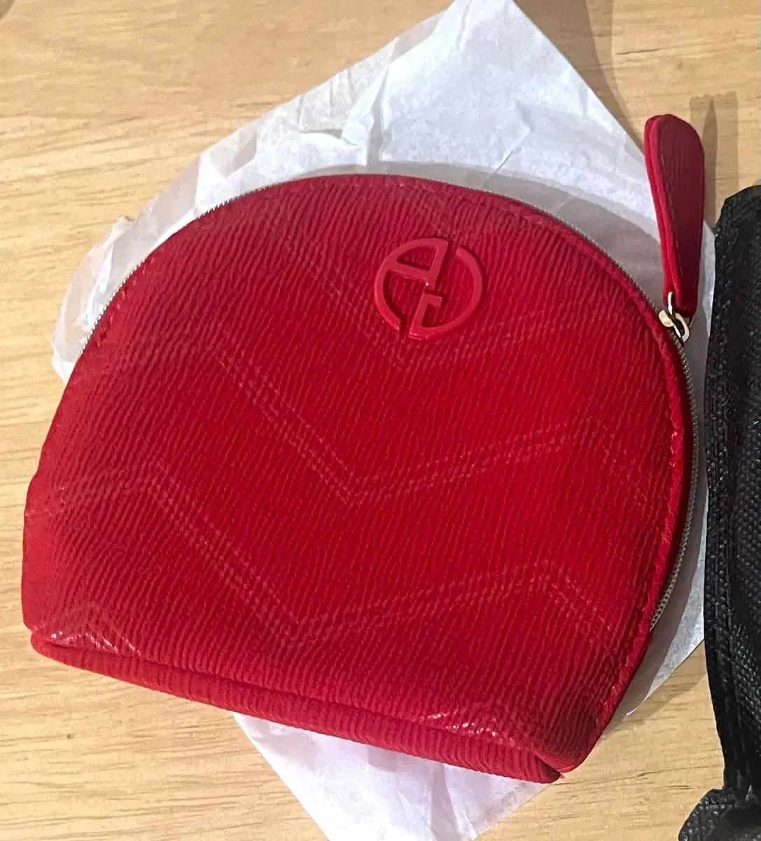 조르지오 아르마니 레드 미니 파우치