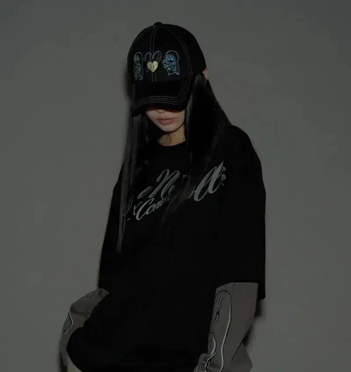 미개봉) 플리즈노팔로우 stitch ball cap (black)