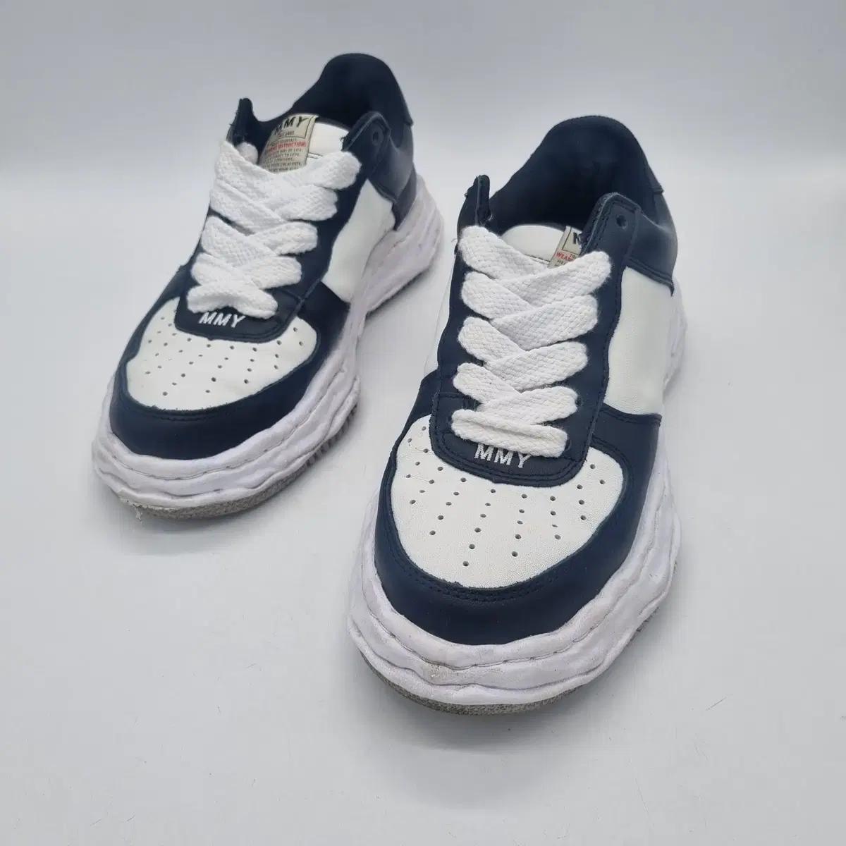 메종 미하라 야스히로 웨인 OG 솔 레더 로우탑 남성 260mm