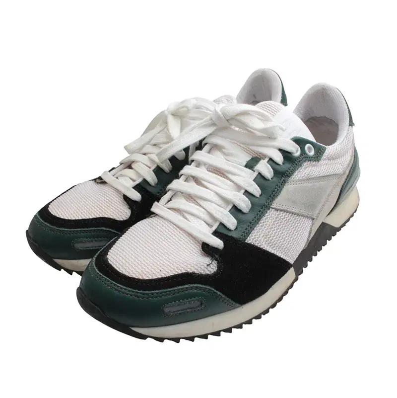 아미 아이보리 그린 남성 스니커즈 42