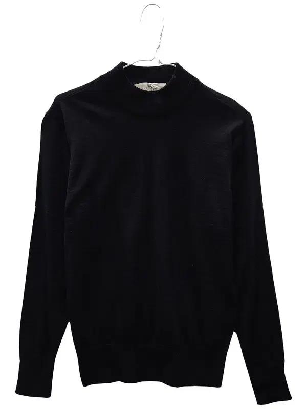 PIERRE BALMAIN 발망 클래식 블랙 모크넥 니트 38