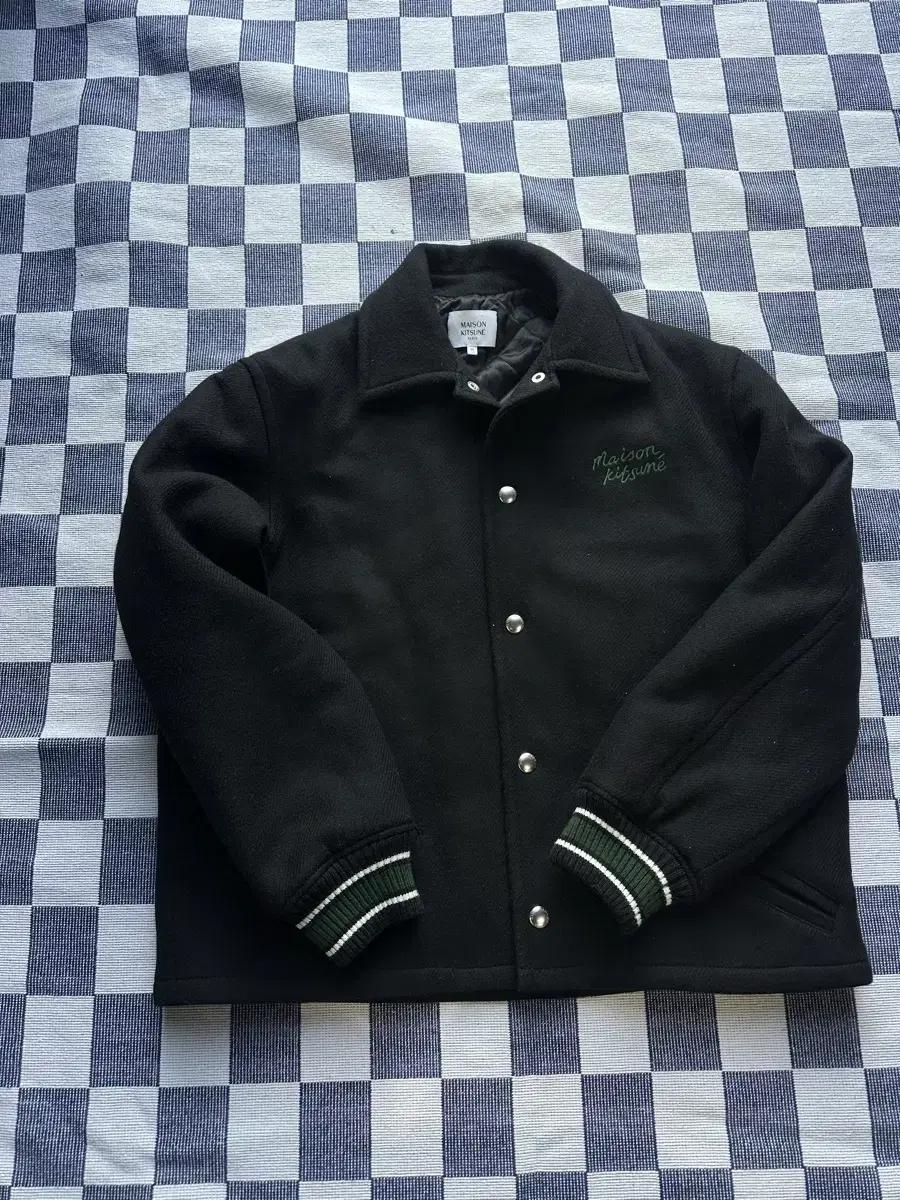 메종키츠네 바시티 자켓 xs