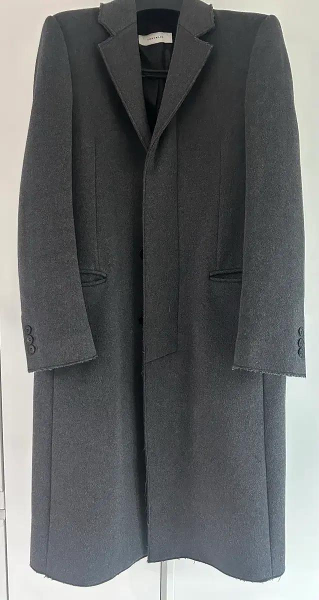 토니웩 차콜 그레이 롱 코트 M사이즈