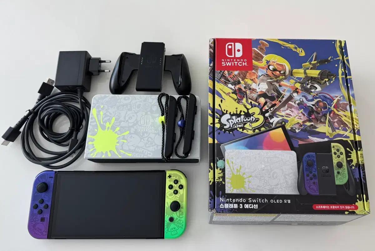 닌텐도스위치 oled 스플래툰에디션 풀박스