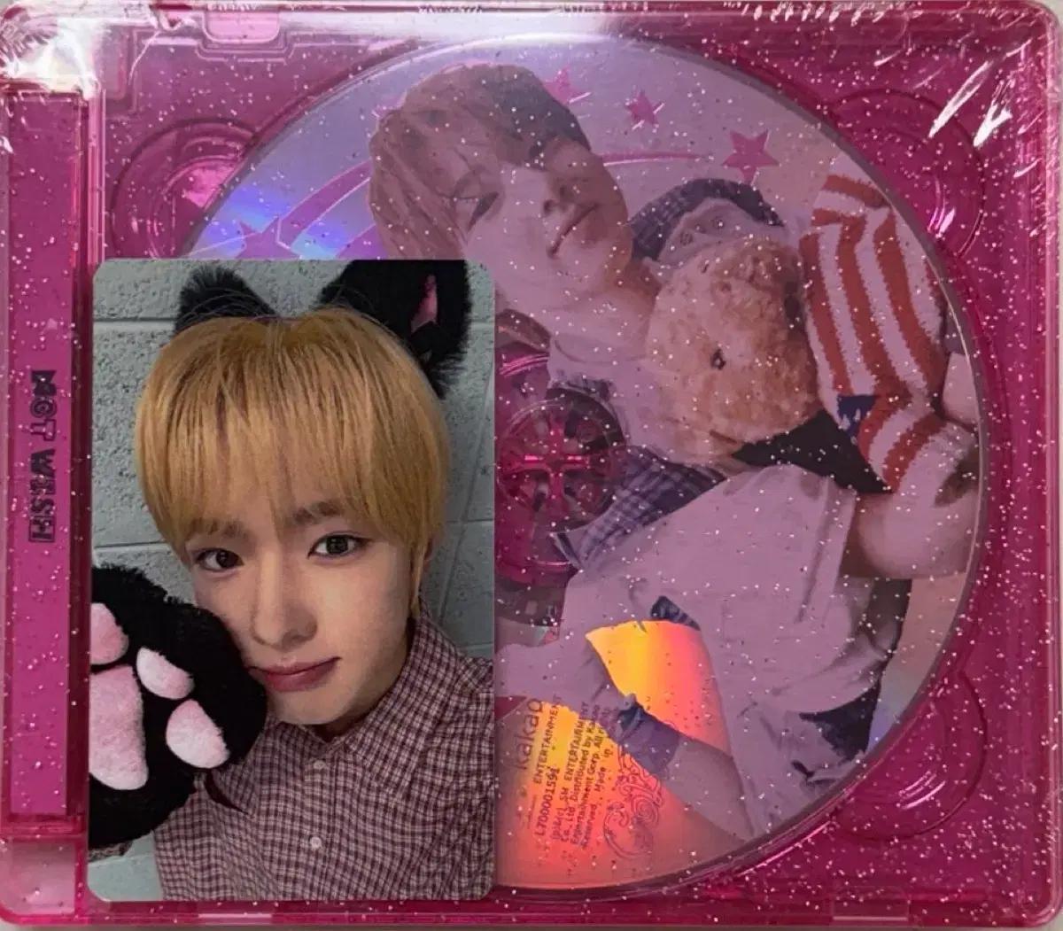 [미개봉]엔시티위시 인터아시아 사쿠야 고양이 포카 미공포