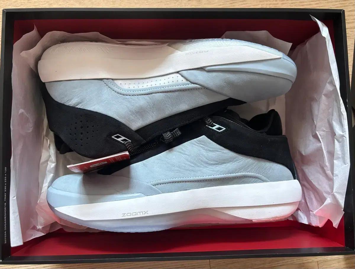 [275, 새제품] 나이키 농구화 조던 40 블루 스웨이드