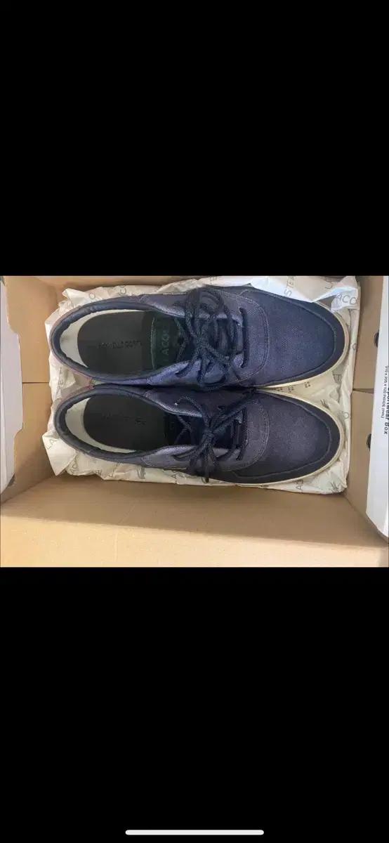 라코스테 네이비 스니커즈260