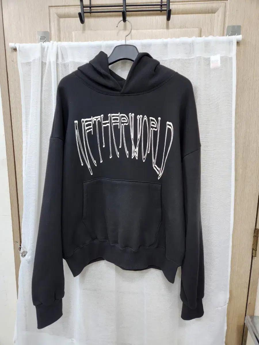 네더월드 NETHERWORLD 블랙 기모후드티 M