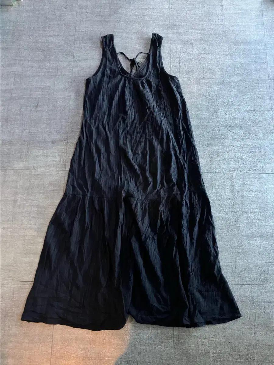 일본빈티지 하구미모리걸 달천깔페어리 린넨 롱원피스