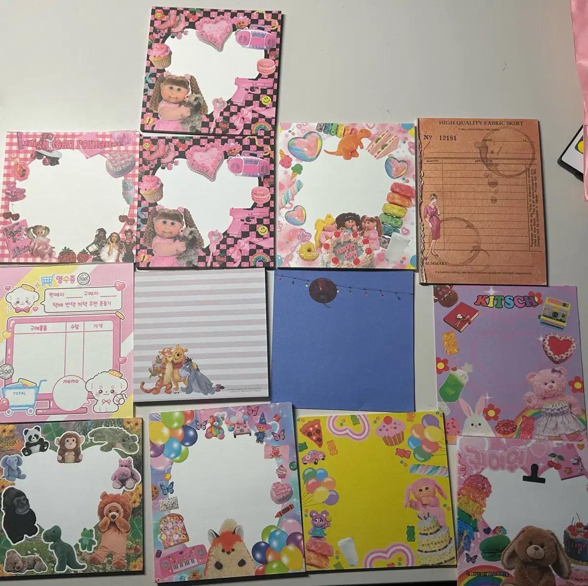 떡메모지 떡메 포용 포장용품 스티커 다꾸 스티커 다이어리 꾸미기 인스