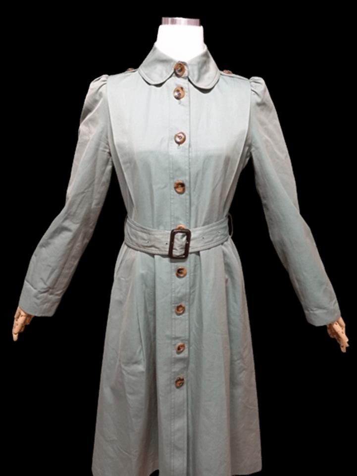 레니본 정품 투톤색상 여자 춘추용 여성 벨티드 트렌치롱코트자켓82