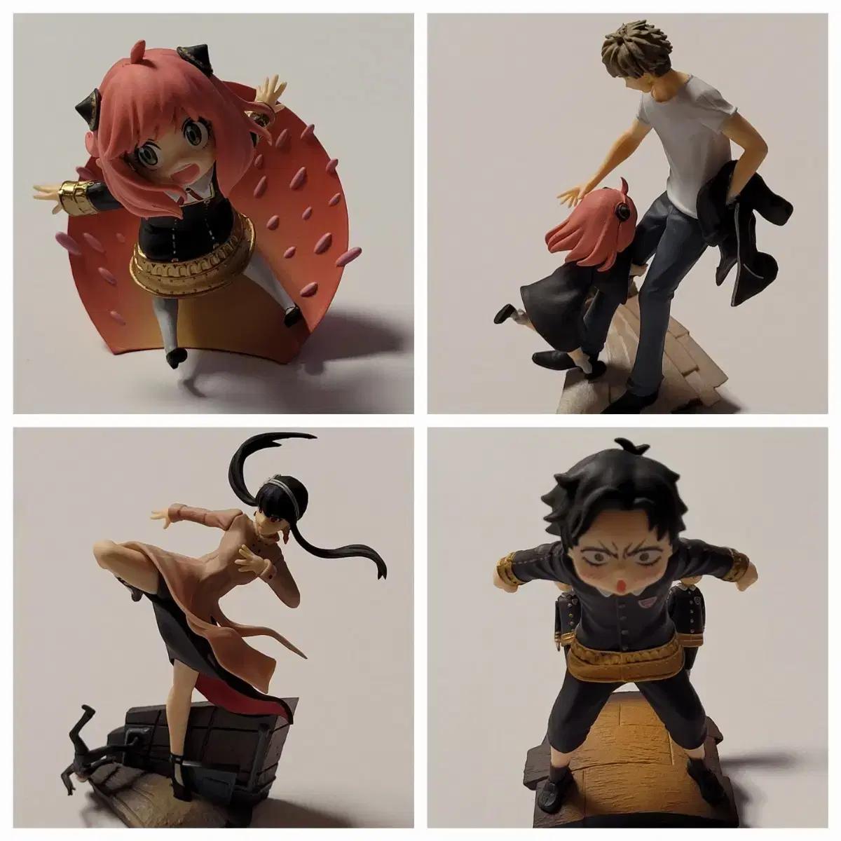 스파패 스파이 패밀리 푸치라마 피규어 4종 세트