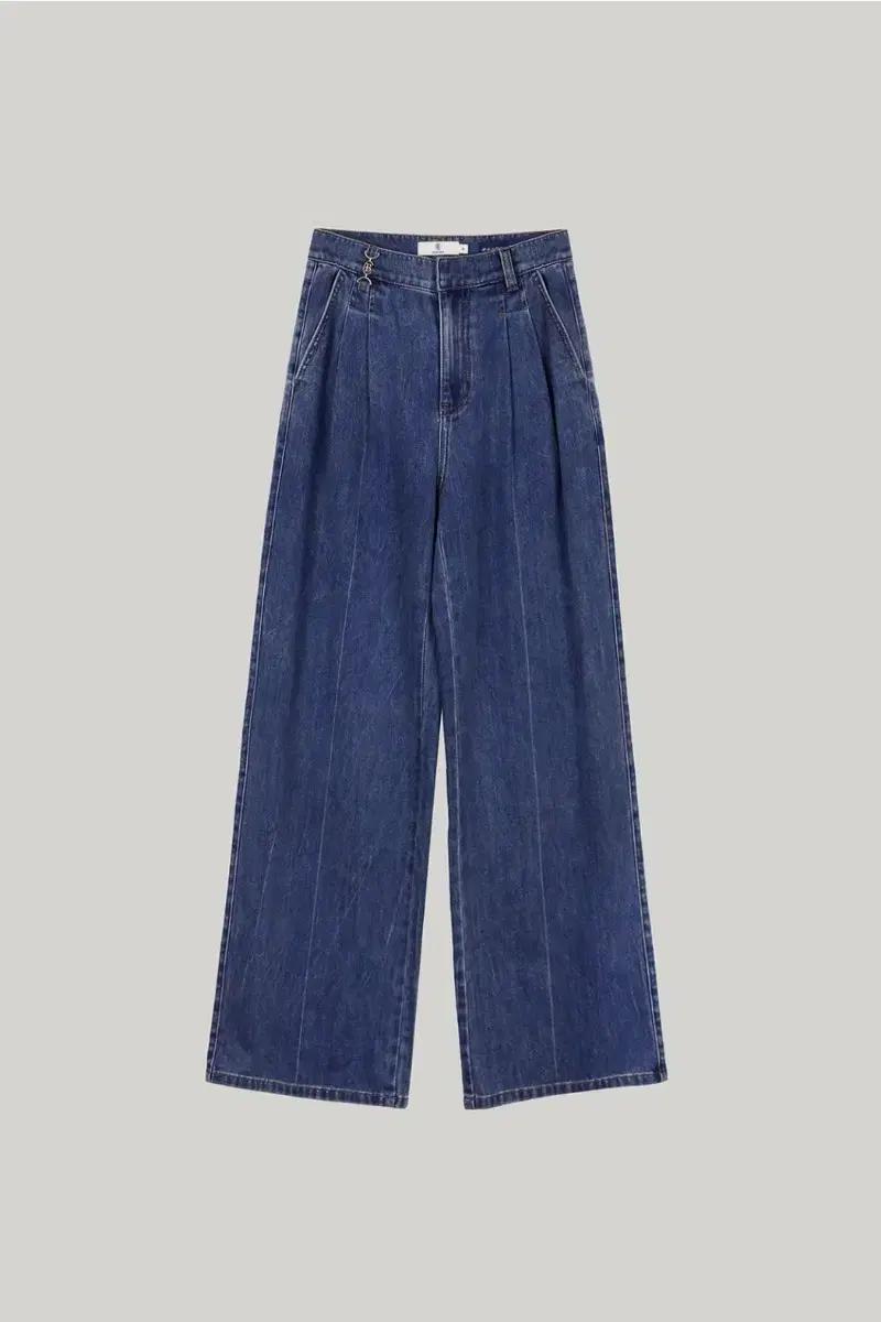 엘보른 Cole wide denim pants blue 데님 38