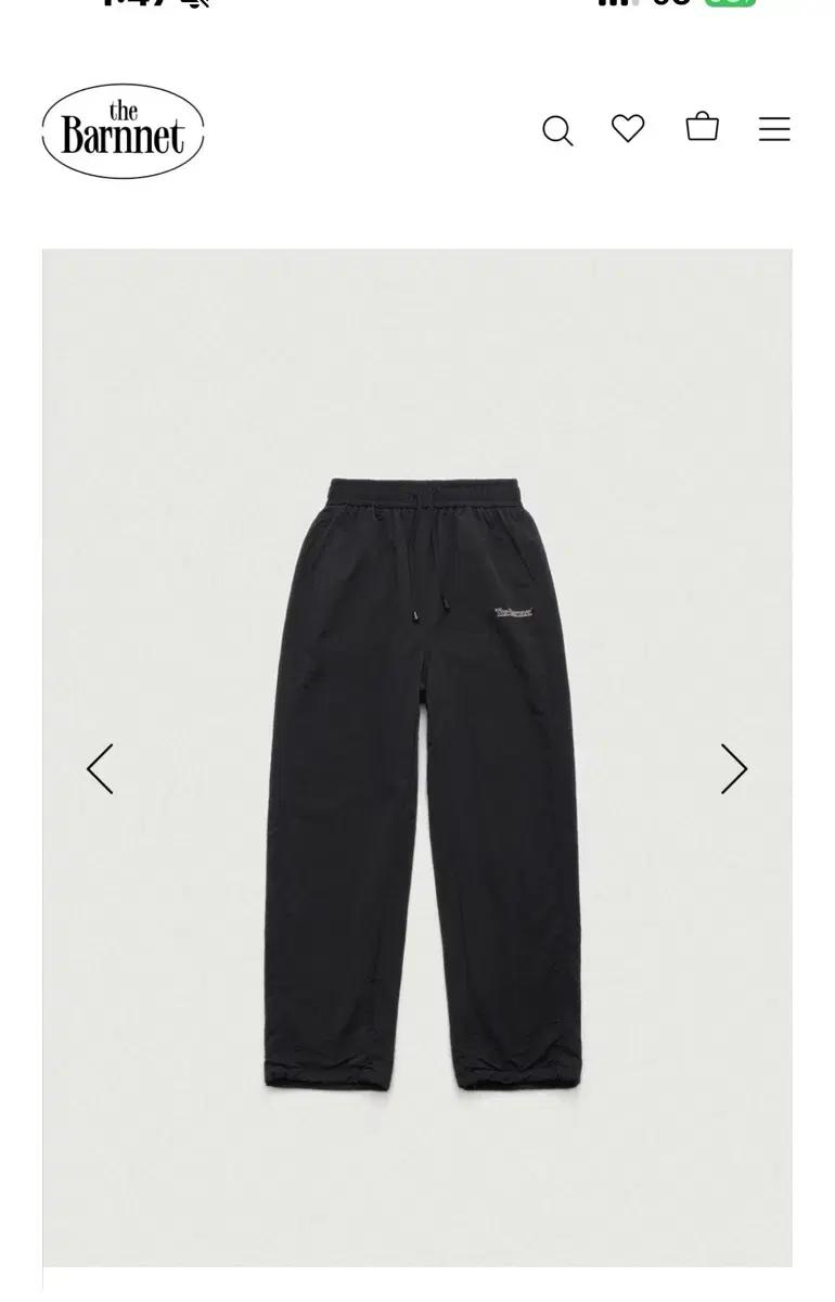 더바넷 스너글 조거 팬츠 블랙