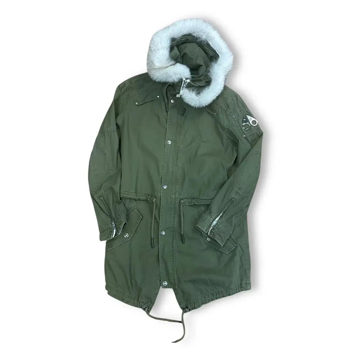 무스너클 피쉬테일 야상 자켓