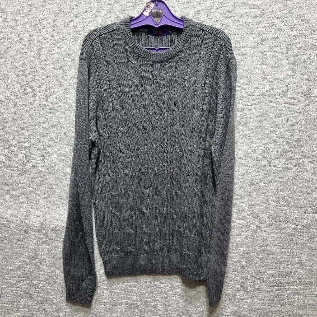 p390 남성 케이블 니트 스웨터