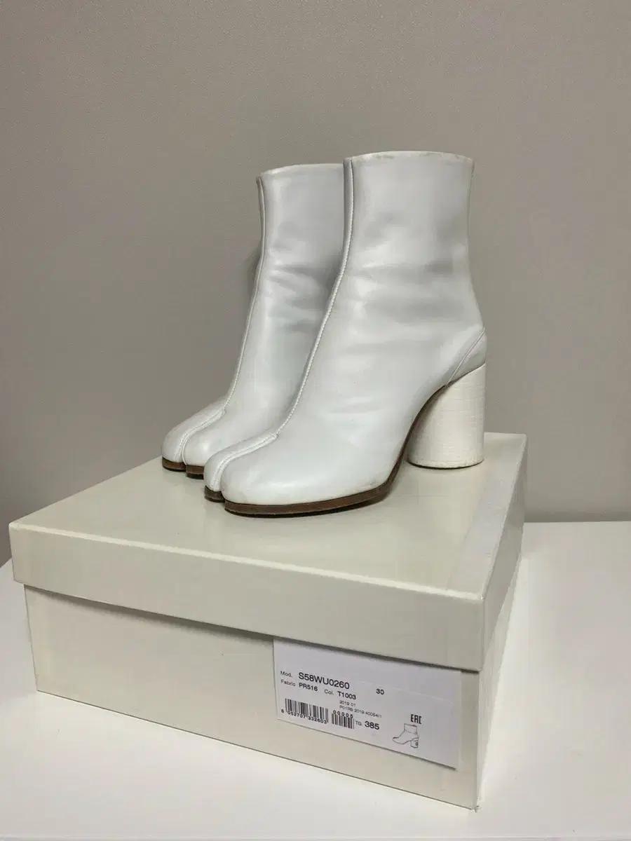 마르지엘라 타비 부츠 화이트 38.5