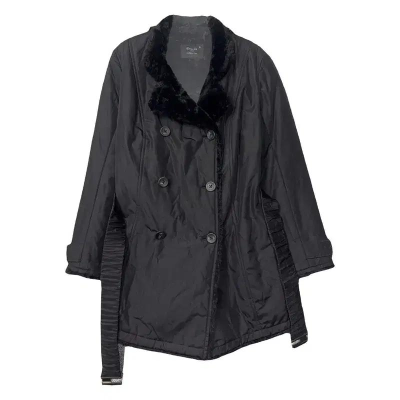 여성 캐주얼 퍼 벨크로 버튼 코트 FREE