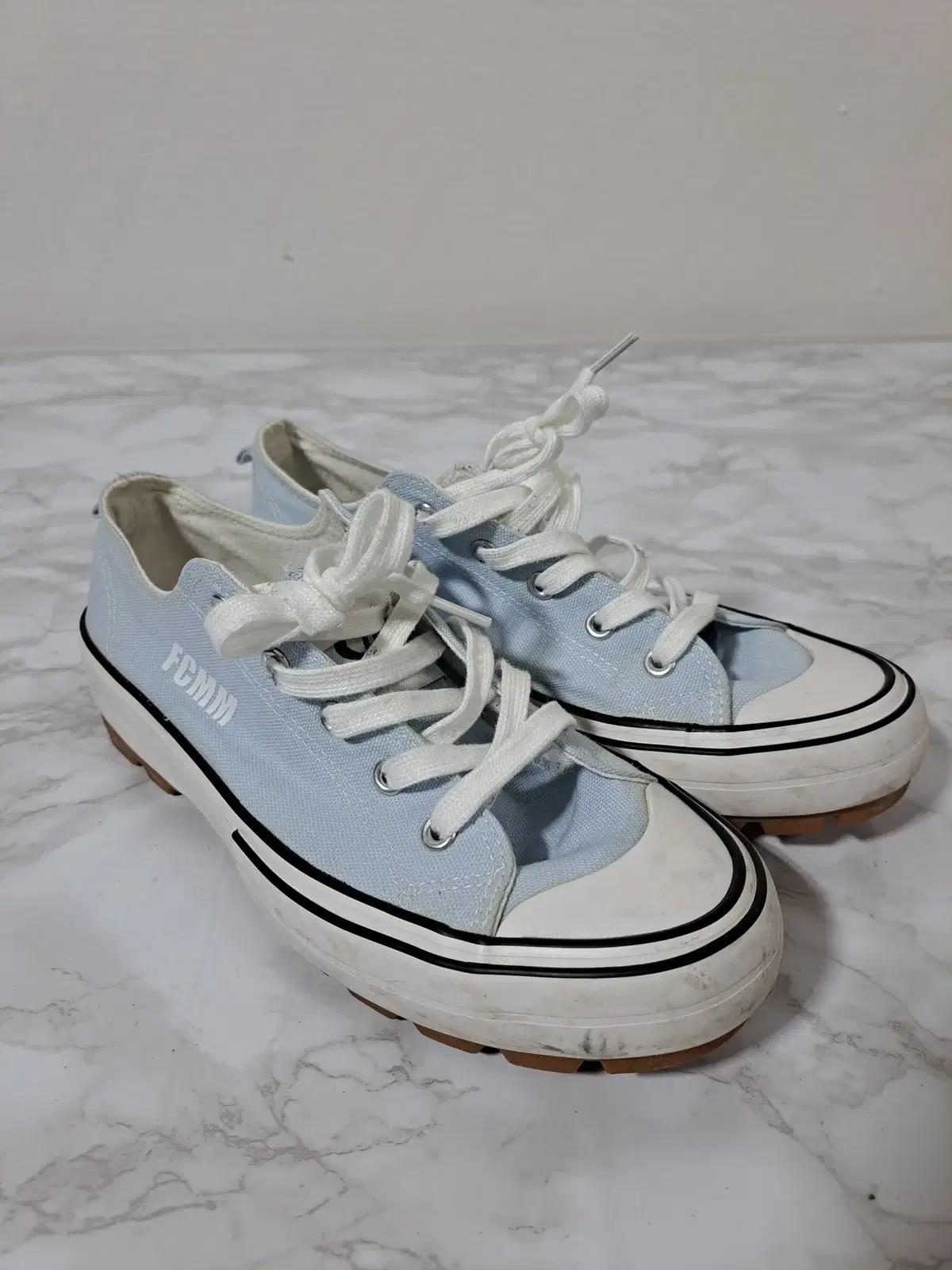 슈펜 X FCMM 여성 스니커즈 캔버스화 250