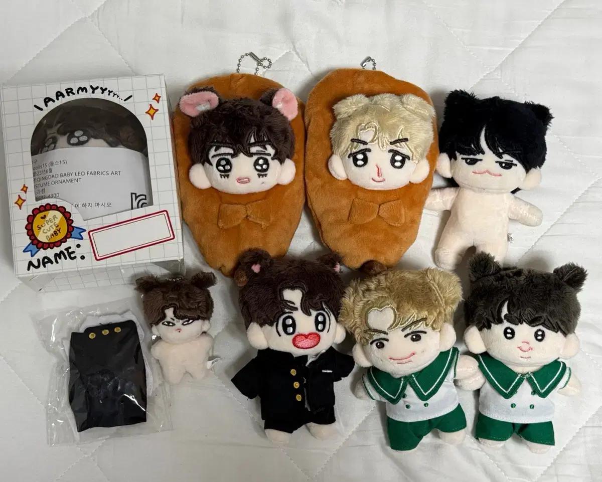 방탄 인형 꾹뚜기 깍뚜기소년단 진 슈가 알엠 제이홉 지민 뷔 정국