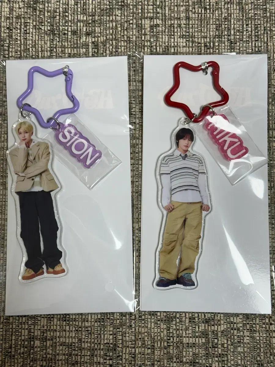 엔시티위시 일본 콘서트 투어 시온 리쿠 아크릴키링 미개봉