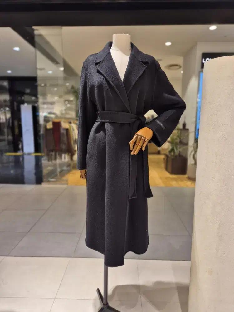 (새상품) 케네스레이디 25년 신상 캐시미어 22% 벨티드 울코트