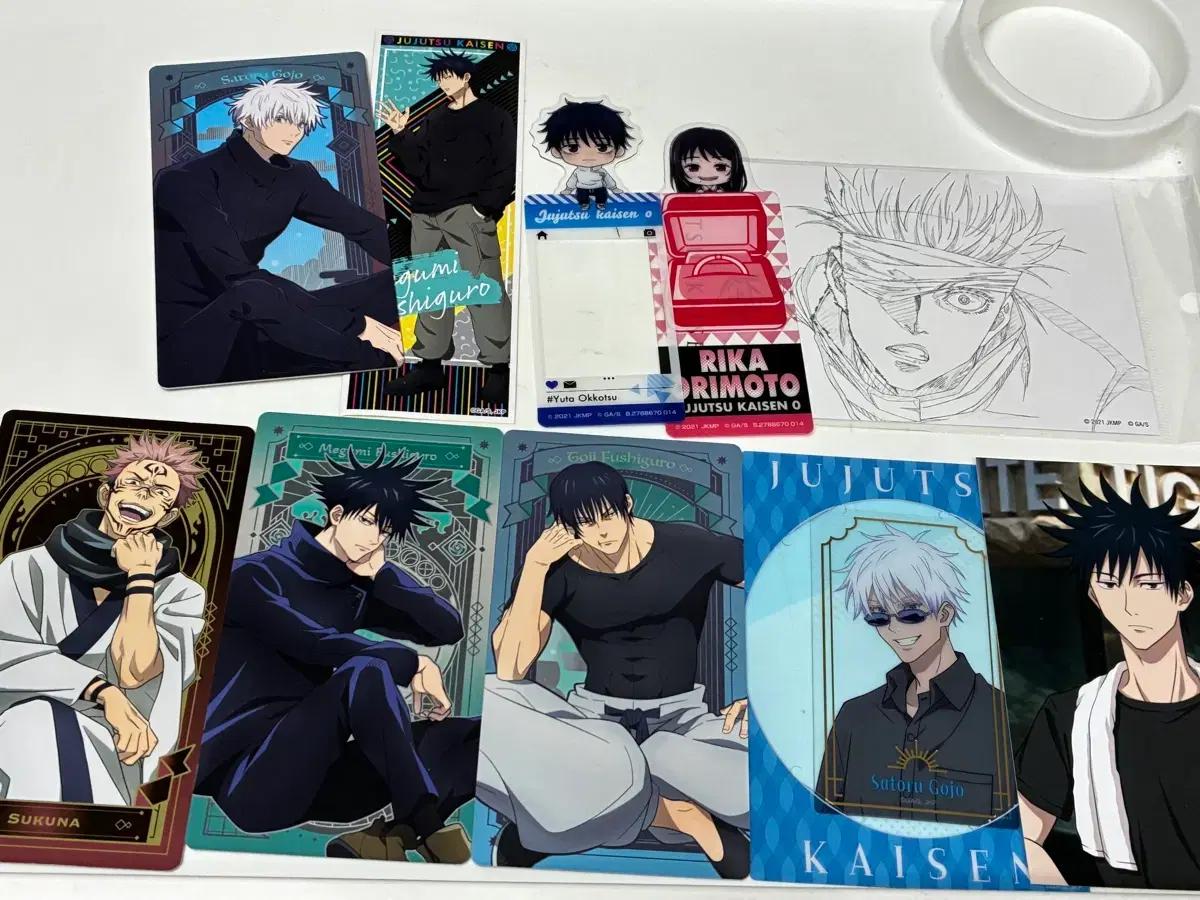 주술회전 카드,책갈피,스티커