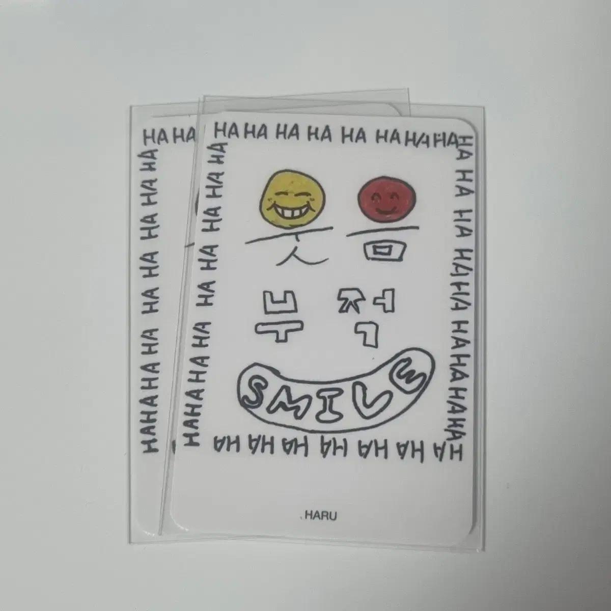 XLOV 엑스러브 팬미팅 포카 - 하루 부적 포카 / 웃음