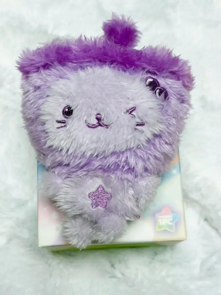 엔시티위시 컬러 위시돌 위부부 버블냥 퍼플 보라 유우시 인형 키링