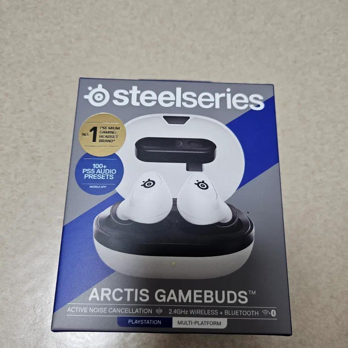 스틸시리즈 Arctis Gamebuds 게이밍 이어폰 화이트 게임버즈