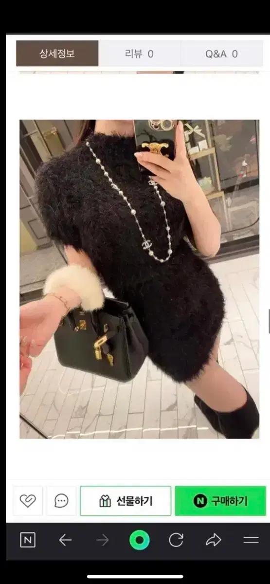 (새상품) 펄 반목 미니 원피스 파티룩 연말룩 수입의류 드오브 로썸제이