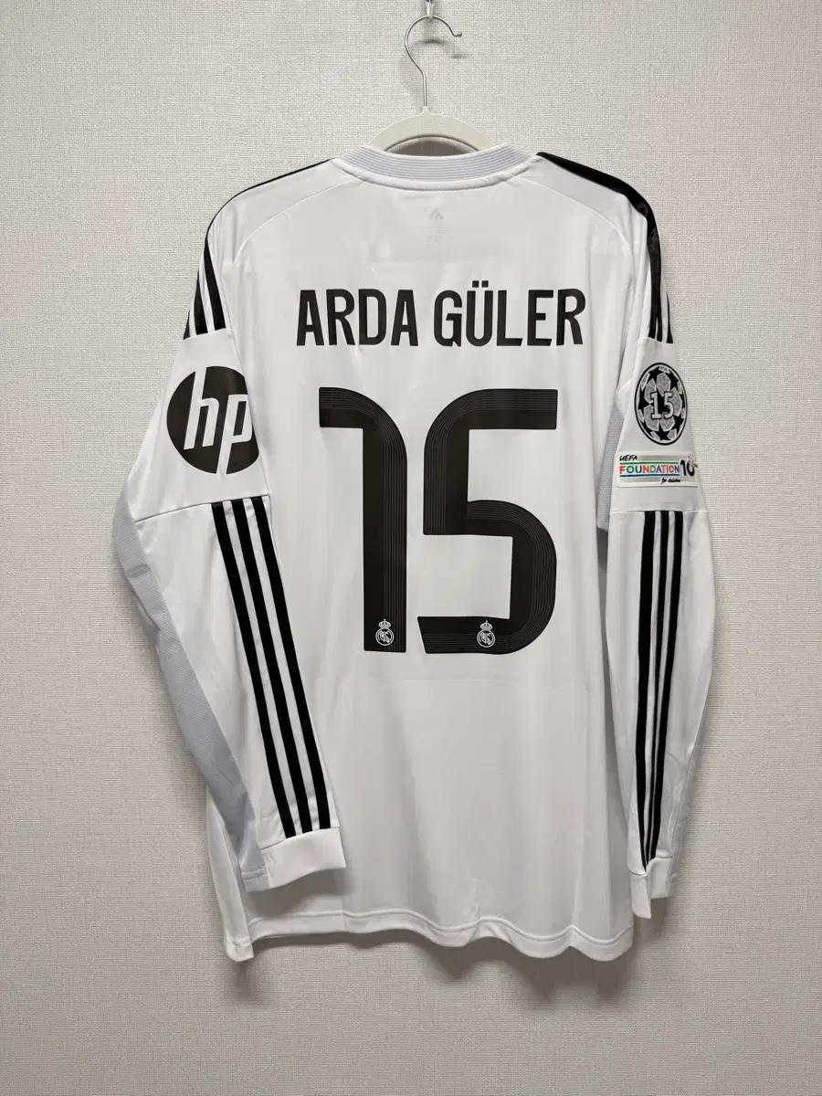 (새상품) 25-26 레알 마드리드 홈 긴팔 No.15 귈러 정품 유니폼