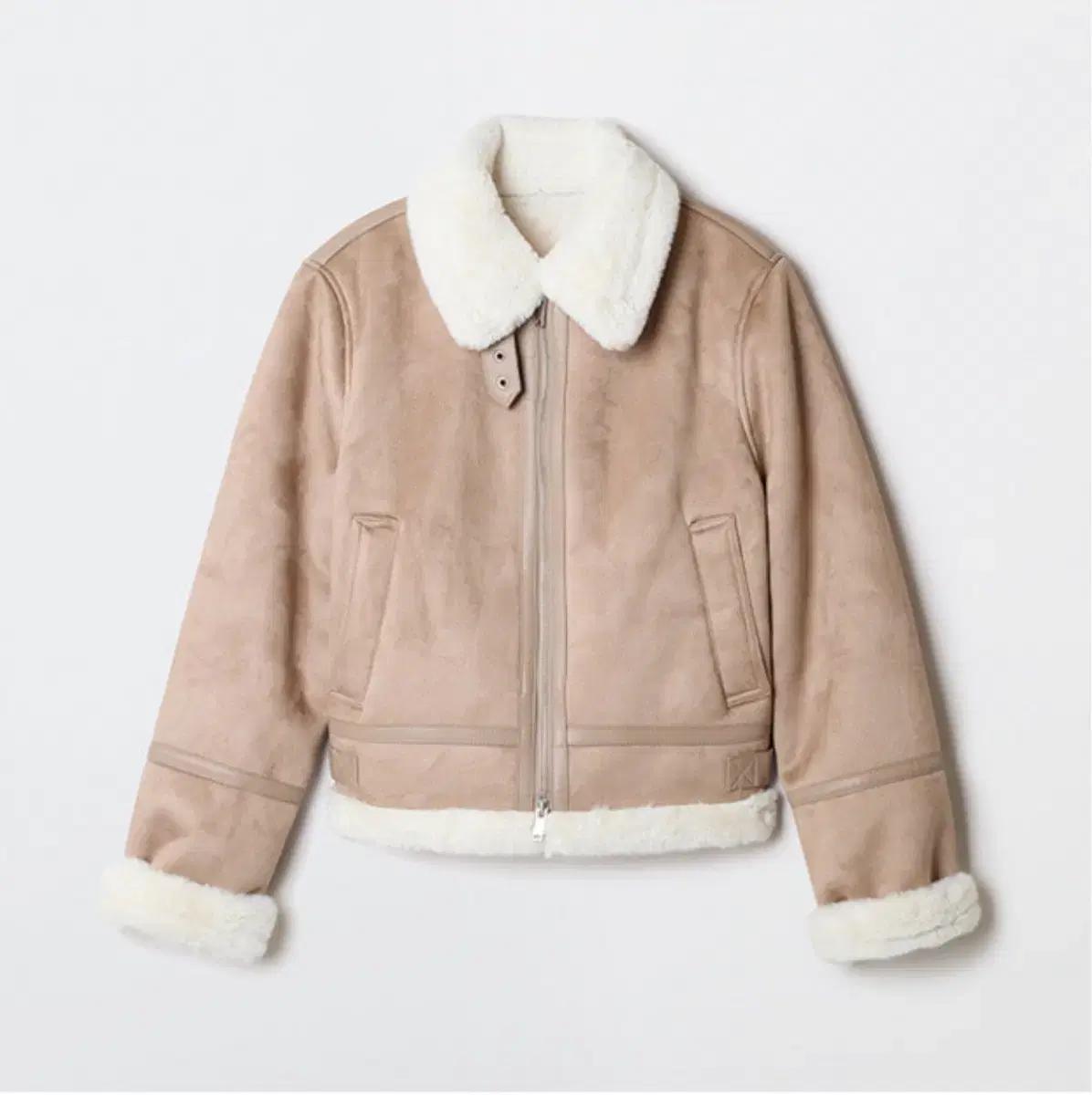 스파오 무스탕 베이지