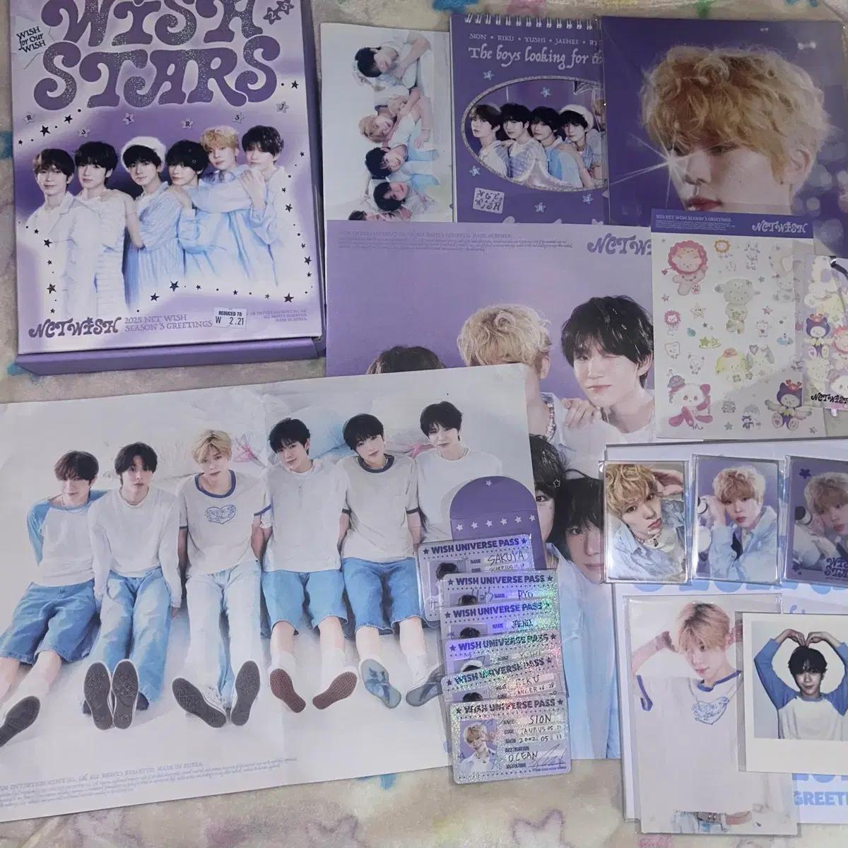 엔시티 위시 시즌그리팅 양도 / 하자 여부 다른 장 확인