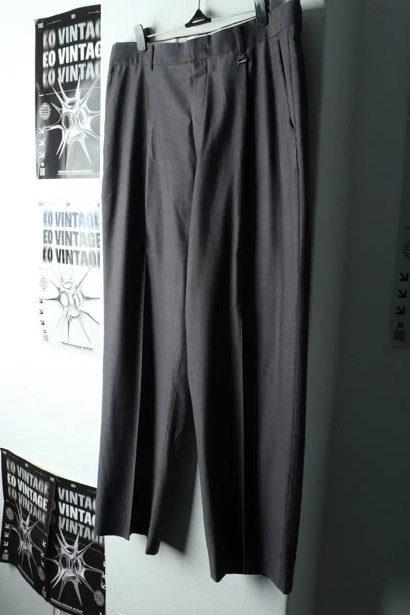 (L) 발망 슬랙스 경량 바지 일자핏 그레이-2252