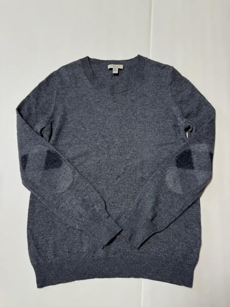 (신품급) 버버리 여성 엘보우패치 캐시미어100% 니트S (55)