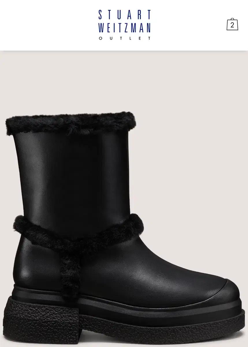 스튜어트 와이츠먼 블랙 퍼 부츠