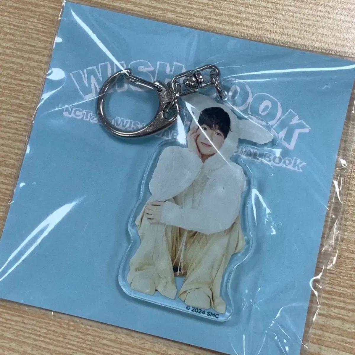 엔시티 위시 사쿠야 일본멤버십 곰돌이 키링 미개봉 포카