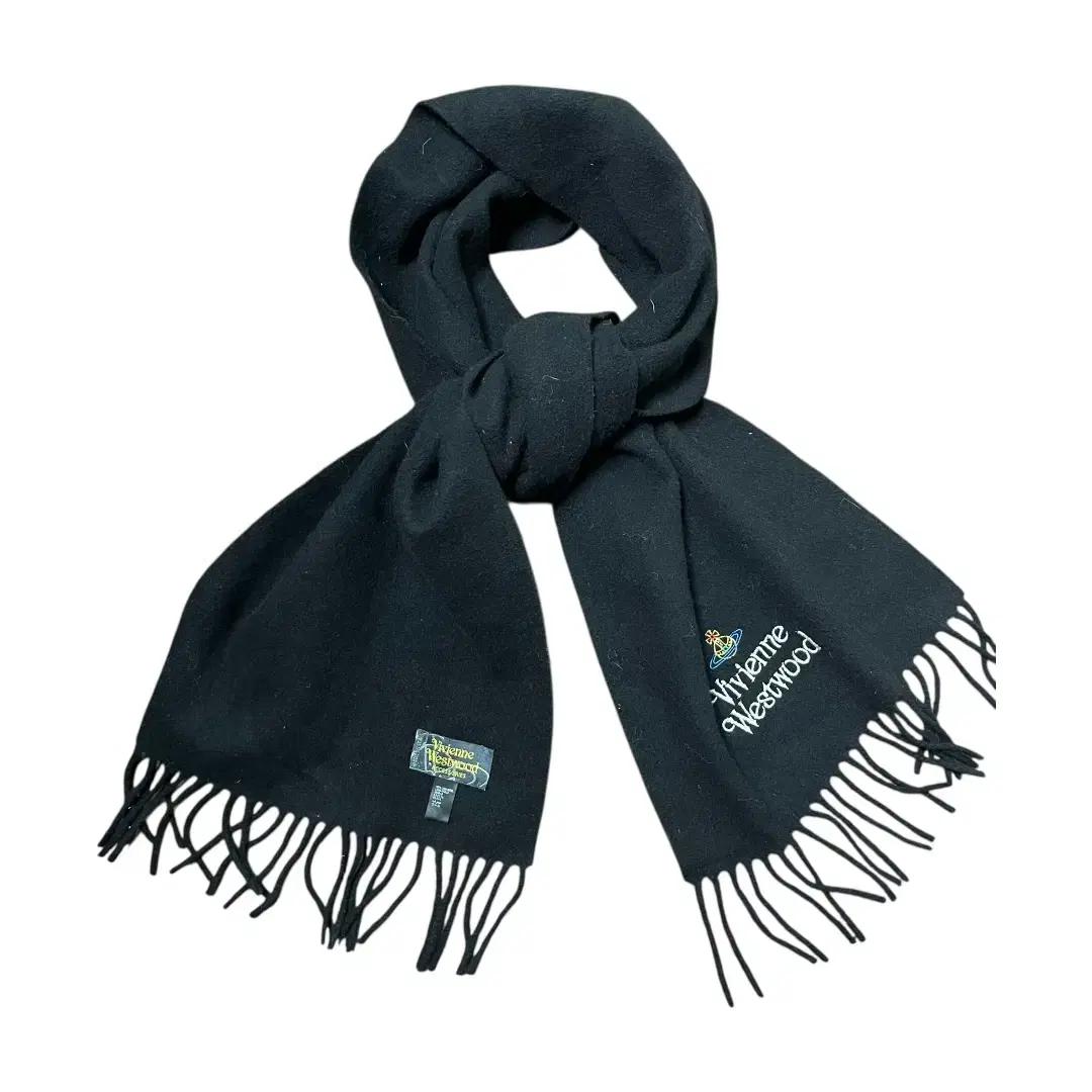 [Vivienne Westwood] 비비안웨스트우드 오브제 자수 머플러