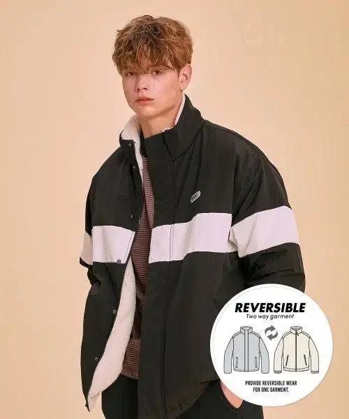 후아유  리버서블 점퍼 XL