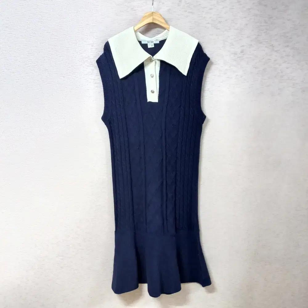 A12-4/쥬시쥬디 네이비 롱니트원피스 여성