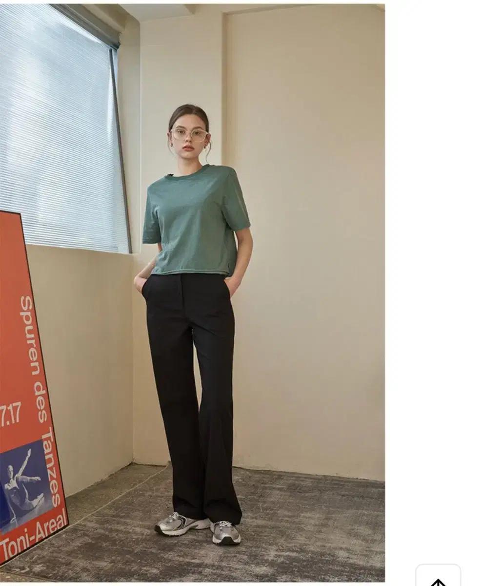 시야쥬 Siyazu SIPT7023 Long Wide Slacks 블랙