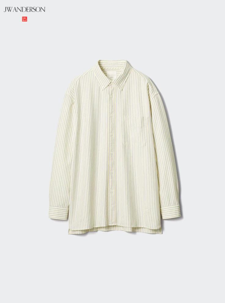 유니클로 jw앤더슨 옥스포드 스트라이프c M